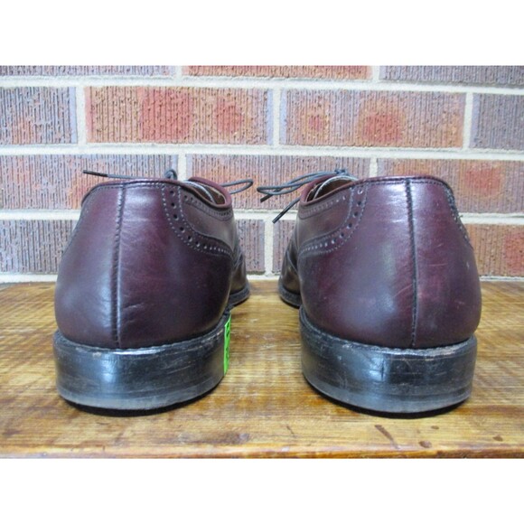 Allen Edmonds Mens Marlow Brown Leather Wingtip Oxford Dress Shoes 9 D USA main image 5
